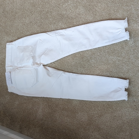 Loft White Skinny Crop Jeans - Picture 3 of 4